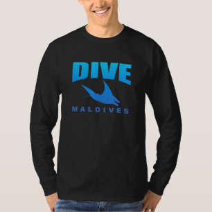 Camiseta Merge Maldives Mantas Scuba Merging Nas Maldivas