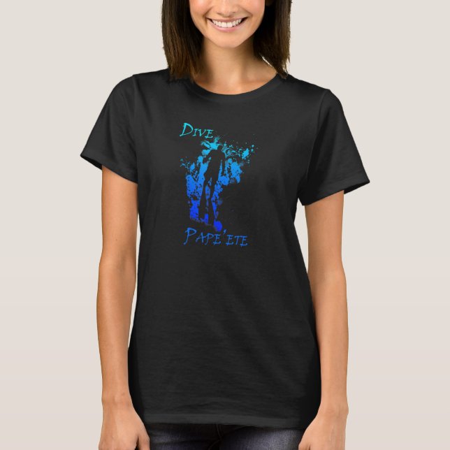 Camiseta Merge Pape'ete Vacation Diving (Frente)