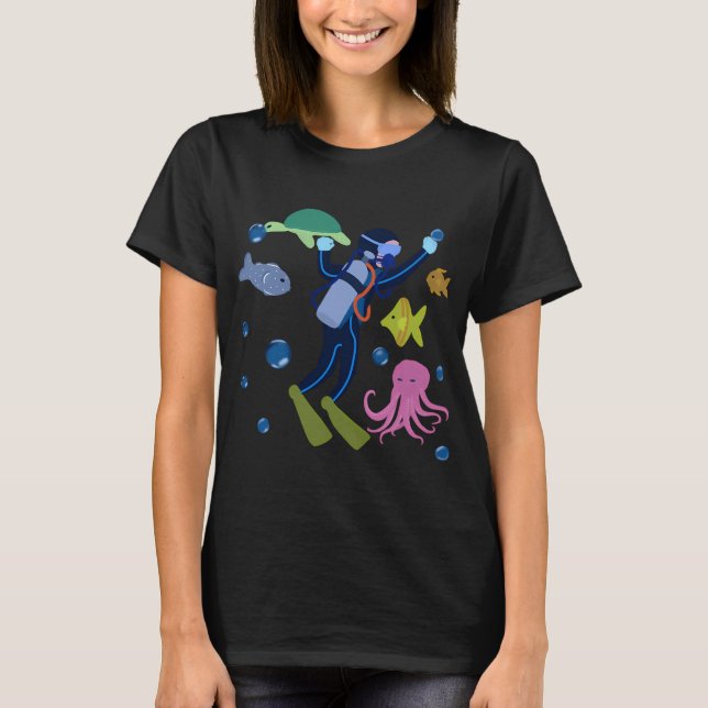 Camiseta Mergulhador (Frente)