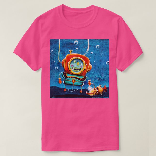 Camiseta Mergulhador (Frente do Design)
