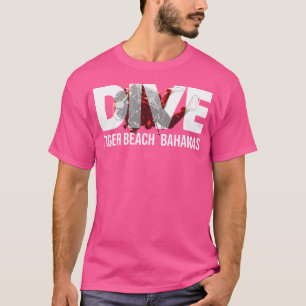Camiseta Mergulhador Bahamas Dive Tiger Beach Scuba Diver