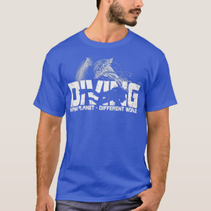 Camiseta mergulhador de águas-vivas