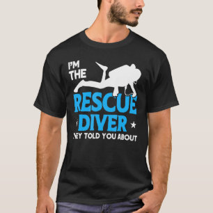 Camiseta Mergulhador De Emergência De Bandeiras Que Te Diss
