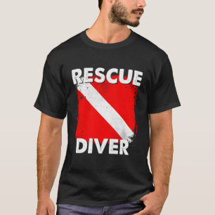 Camiseta Mergulhador De Emergência Scuba Para Instrutores D
