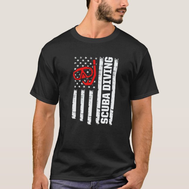 Camiseta Mergulhador de Mergulho  5 (Frente)