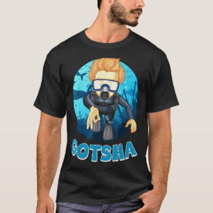 Camiseta Mergulhador de mergulho scuba Gotscha Incrível
