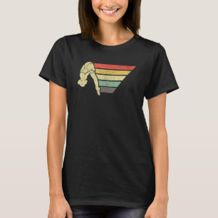 Camiseta Mergulhador de Plataforma Retro Mergulho de Tram