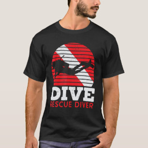 Camiseta Mergulhador de Resgate Mergulhe Aquaholic Mergulho