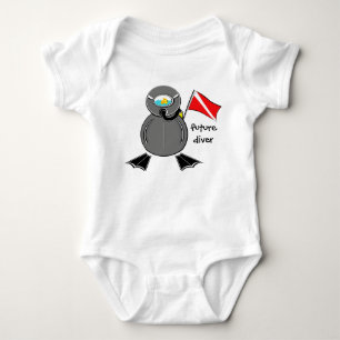 Camiseta Mergulhador do futuro do gajo do mergulhador de