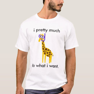 Camiseta Mergulhador dos girafas todo o tempo