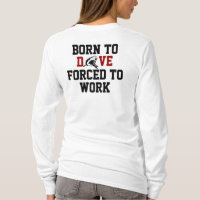 Mergulhador engraçado do humor do mergulho