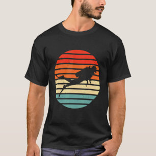 Camiseta Mergulhador Gráfico Vintage Mergulho Mergulhador A