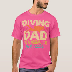Camiseta Mergulhador Pai Scuba Diver Submarino