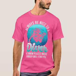 Camiseta Mergulhador Para Sempre Ser Bom Para Um Mergulhado