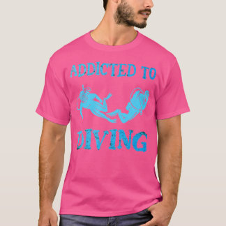 Camiseta Mergulhador Profissional Viciado Em Mergulho Scuba