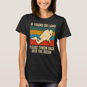 Camiseta Mergulhador Scuba Para Homens Mergulham Humor Scub