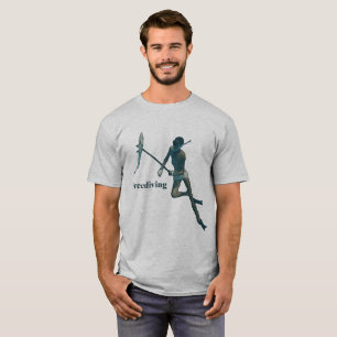 Camiseta Mergulhador subaquático de Freediving Spearfishin