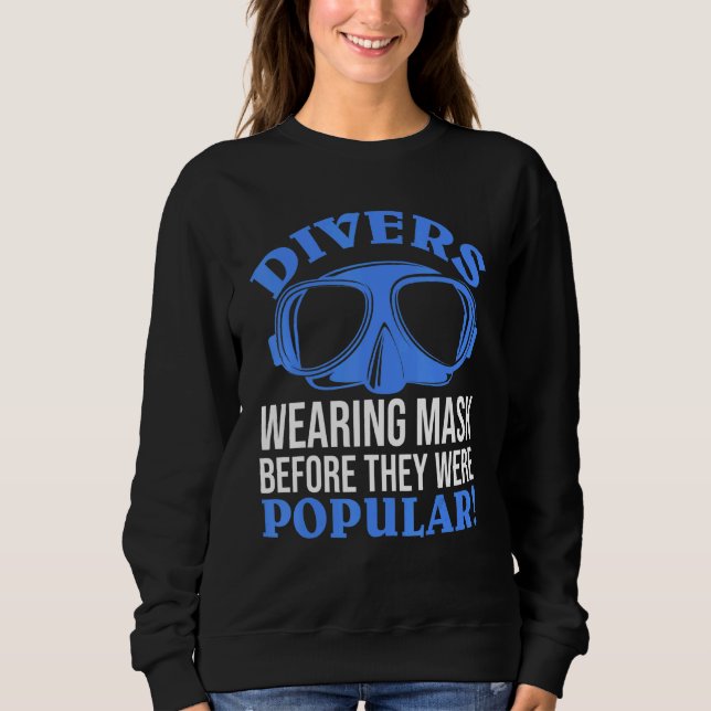 Camiseta Mergulhadores Vestem Máscara Scuba Mergulhando Tan (Frente)