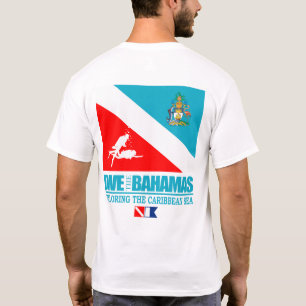 Camiseta Mergulham os Bahamas (quadrados)
