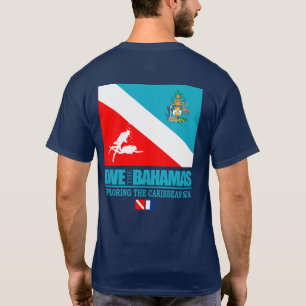 Camiseta Mergulham os Bahamas (quadrados)