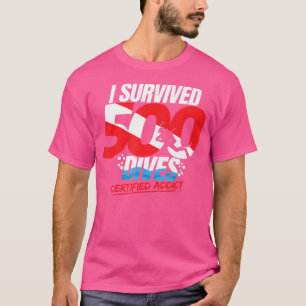 Camiseta Mergulhamento De Bandeja Funny Scuba No Mergulhado
