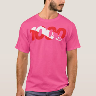 Camiseta Mergulhamento Scuba Diver 1000Th Dive Diver Down S