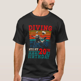 Camiseta Mergulhando Em Meu 20º Salto De Paraquedas