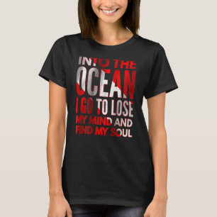 Camiseta Mergulhando o mergulho de mergulhador de mergulhad