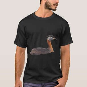 Camiseta Mergulhão-de-pescoço-vermelho