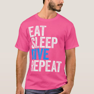 Camiseta Mergulhar Repetição De Mergulho Gif