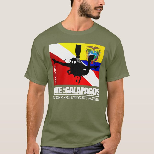 Camiseta Mergulhe As Galápagos DF2 (Frente)
