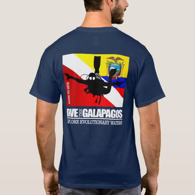 Camiseta Mergulhe As Galápagos DF2 (Verso)