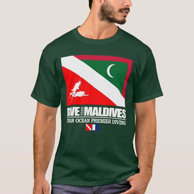 Camiseta Mergulhe As Maldivas (sq) (Frente)