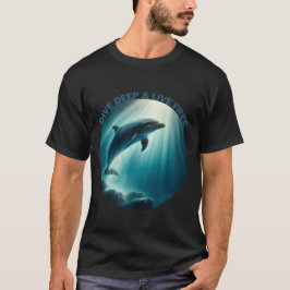 Camiseta Mergulhe Dolphin Livre Ao Vivo