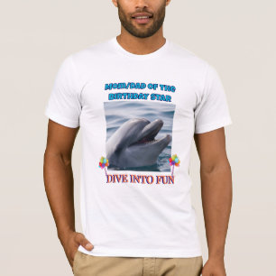 Camiseta Mergulhe na Diversão - Pai/Mãe da Estrela de Anive