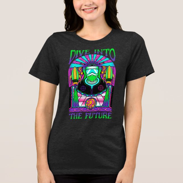 Camiseta Mergulhe no futuro (Frente)
