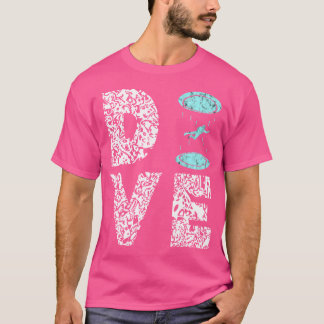Camiseta Mergulhe No Interior Do Skydiver Wind Tunnel Fligh