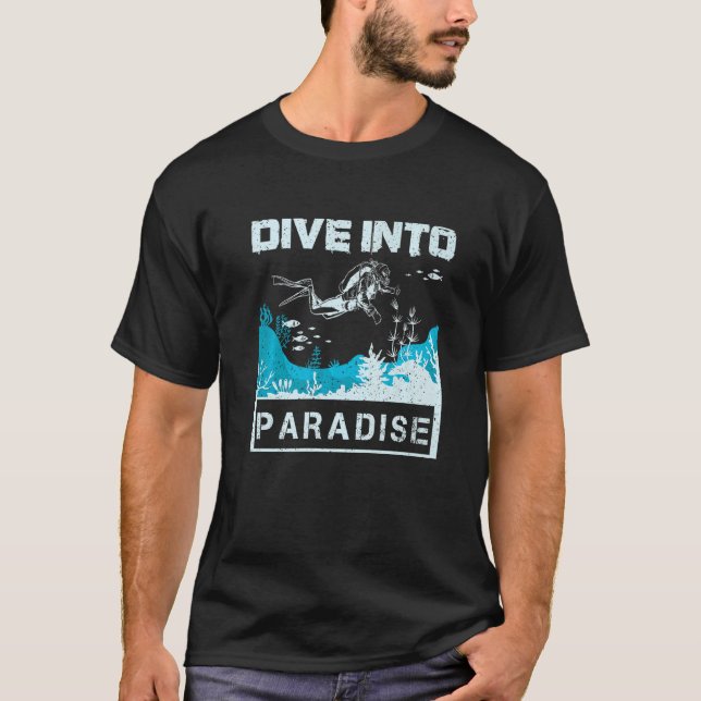 Camiseta Mergulhe No Paraíso (Frente)