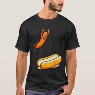 Camiseta Mergulho alto de cachorro-quente 