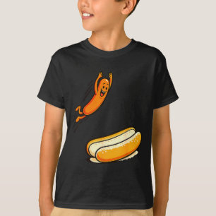 Camiseta Mergulho alto de cachorro quente 