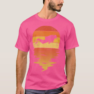 Camiseta Mergulho ao Pôr do Sol 70S Mergulho