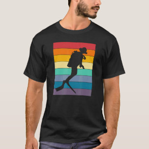 Camiseta Mergulho Autônomo Divemaster Angustiado Vintage Re
