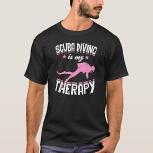 Camiseta Mergulho Autônomo É Minha Terapia Instrutor de Mer
