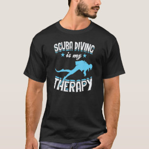 Camiseta Mergulho Autônomo É Minha Terapia Instrutor de Mer