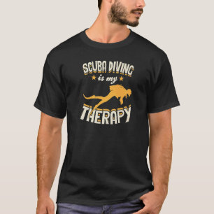 Camiseta Mergulho Autônomo É Minha Terapia Instrutor de Mer