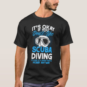 Camiseta Mergulho Autônomo Pessoas Inteligentes Hobby Subaq