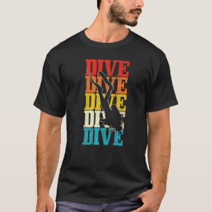 Camiseta Mergulho Autônomo Vintage Retro Mergulhador