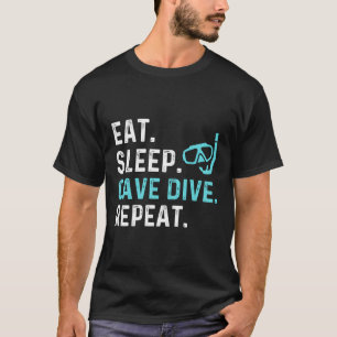 Camiseta Mergulho Caverna Mergulho Lover Deep Sea Diver Eng