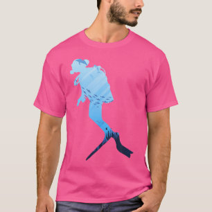 Camiseta Mergulho Colorido de Scuba