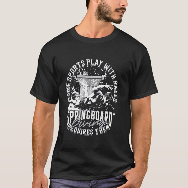 Camiseta Mergulho com Prancha de Mergulho Apneia (Frente)